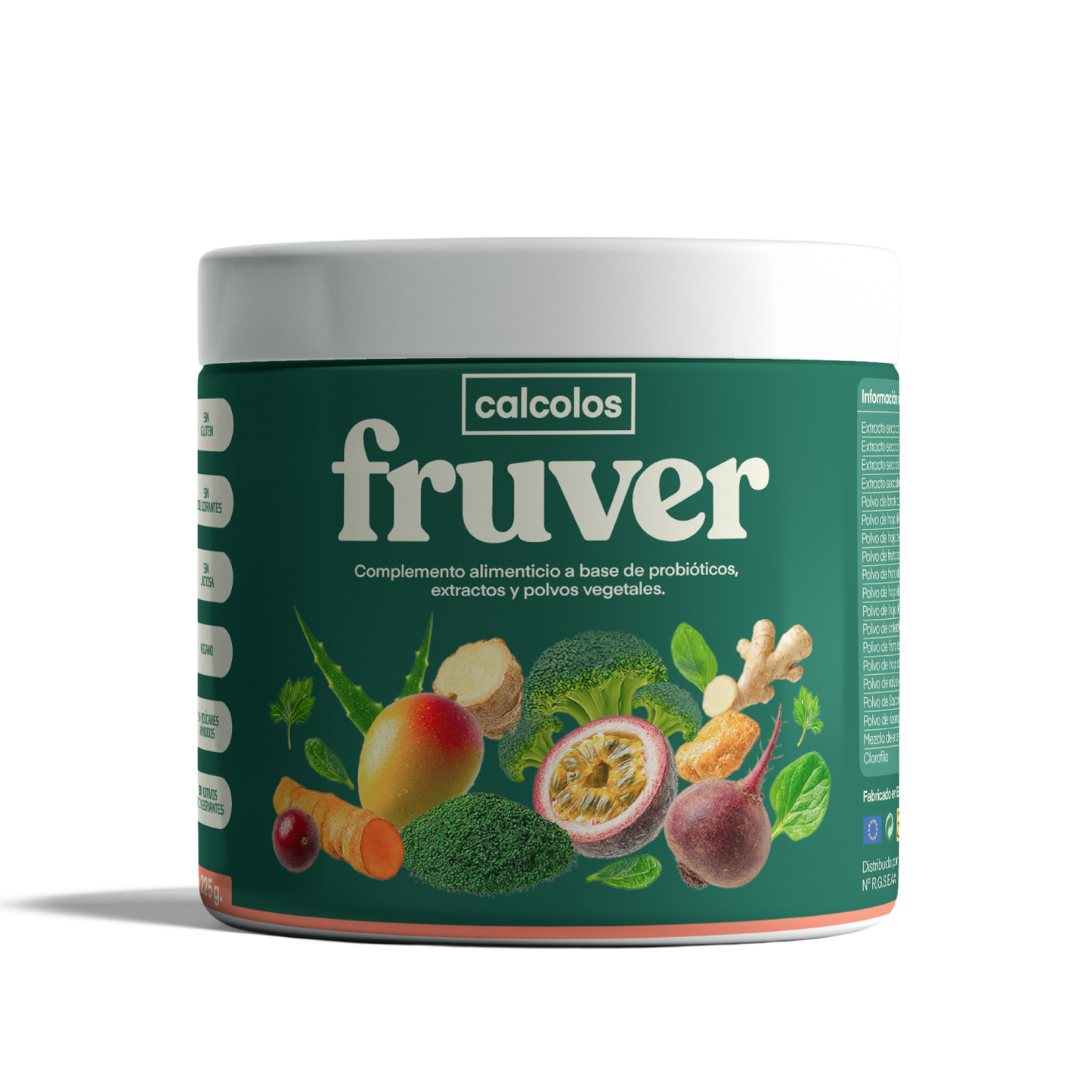 FRUVER Extractos de Frutas y Verduras en polvo 100% natural
